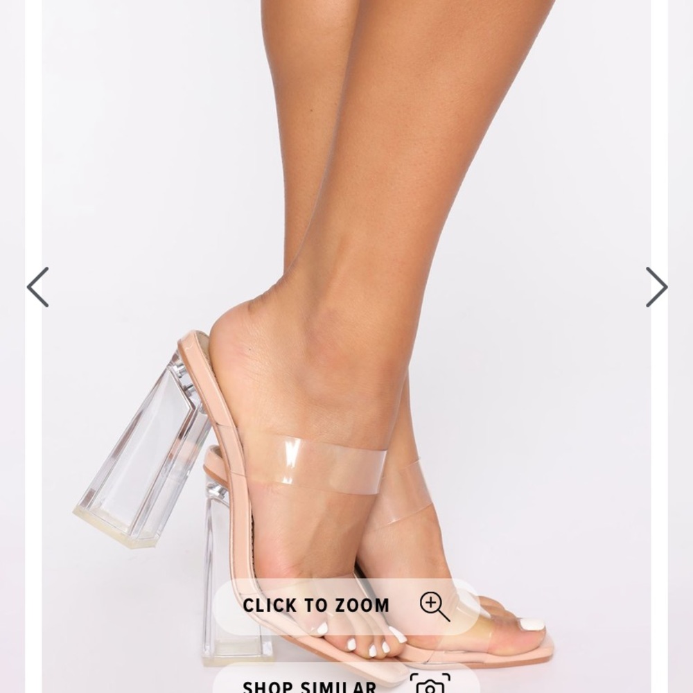 FASHION NOVA NUDE HEELS